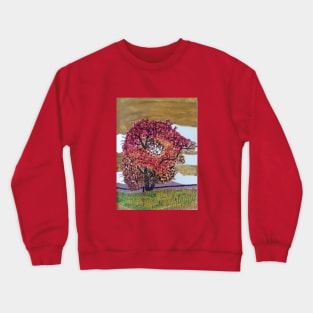 Sakura Cherry Tree in Blossom Crewneck Sweatshirt